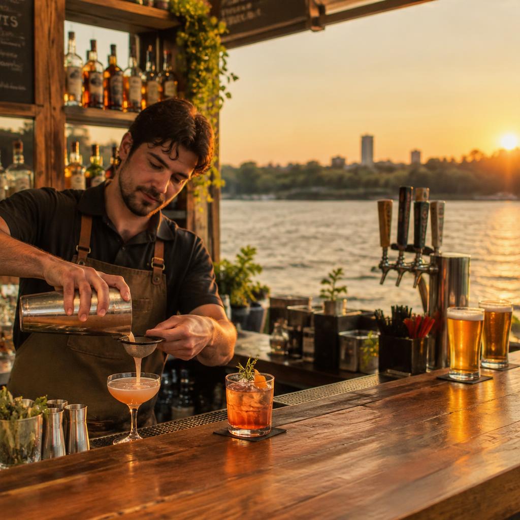 Full bar & cold drinks